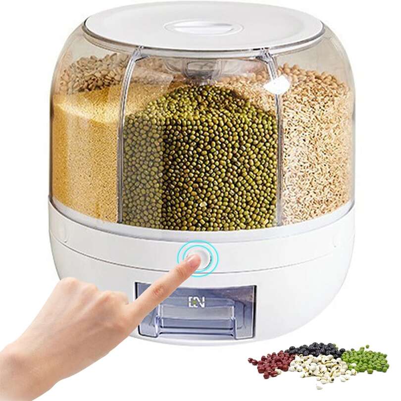 Dispensador de Alimentos Giratorio