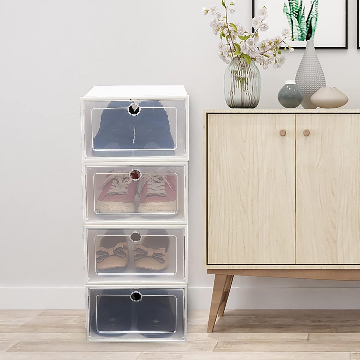 Organizador para zapatos apilable (4 UNIDADES)