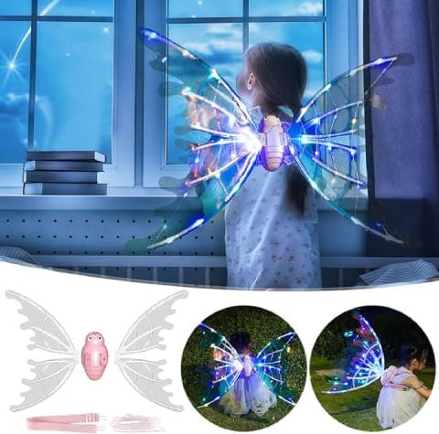 Alas de Hadas Con Movimiento y Luces - Fairy Wings Princess