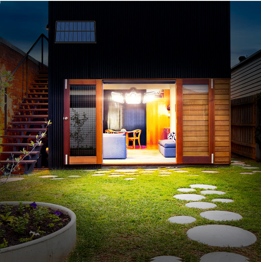 Luz Led Solar de 3 puntas con sensor Incluido