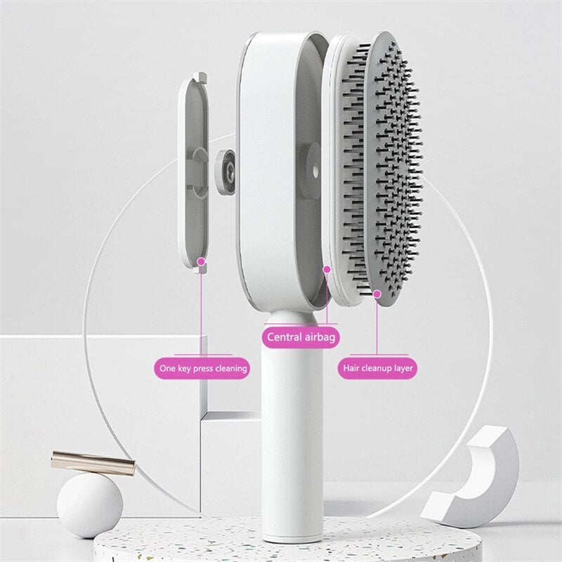 Cepillo de Pelo Autolimpiable - Bare Brush ™