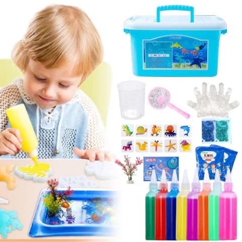 Kit de moldes mágicos 3D para desarrollar la creatividad