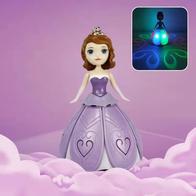 Muñeca bailarina con luces