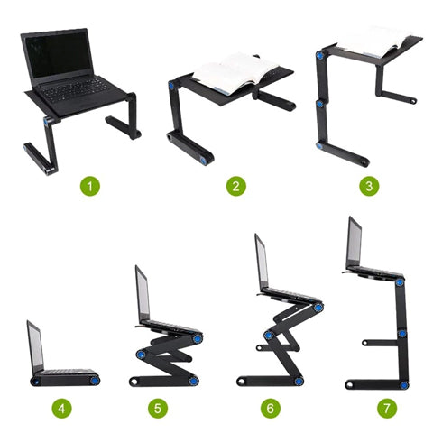 Soporte Para Notebook Potátil Con Ajustes De Inclinación Y Multifunción