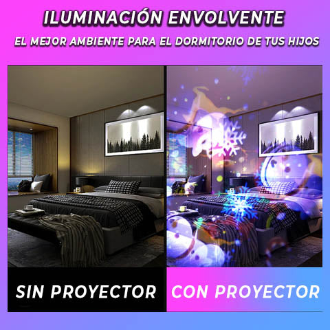 Proyector de Luces Led Navideño Con Movimiento (DESCUENTO BLACK FRIDAY)