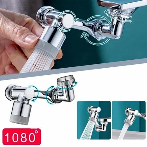 Llave Giratoria Universal Para Baño o Cocina 1080° - Tap 1080