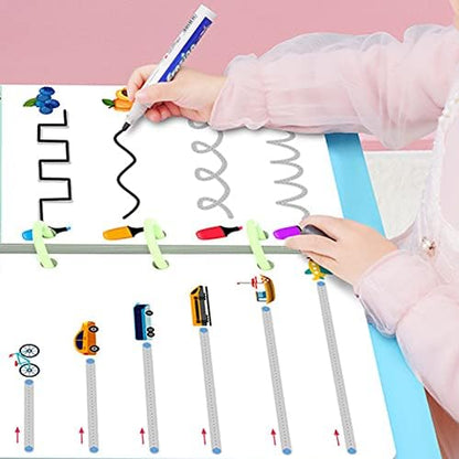 Libro Montessori - Creatividad, Caligrafia y Habilidades Motrices.