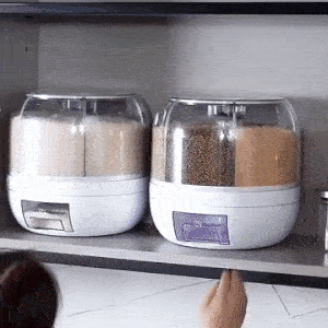 Dispensador de Alimentos Giratorio