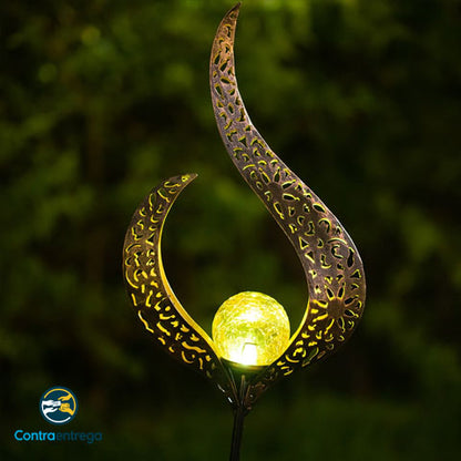 Flama De Luz Solar Para Decoración Del Hogar